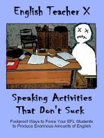 Speaking Activities That Don't Suck