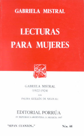Lecturas Para Mujeres By Gabriela Mistral