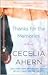 Thanks for the Memories by Cecelia Ahern