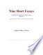 Nine Short Essays
