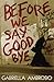 Before We Say Goodbye by Gabriella Ambrosio