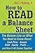 How to Read a Balance Sheet...