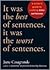 It Was The Best Of Sentences, It Was The Worst Of Sentences by June Casagrande It Was The Best Of Sentences, It Was The Worst Of Sentences by June Casagrande