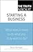 The Truth About Starting A Business by Bruce R. Barringer
