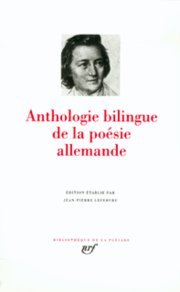 Anthologie bilingue de la poésie allemande (Leather Bound)