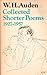 Collected Shorter Poems, 1927-1957 by W.H. Auden