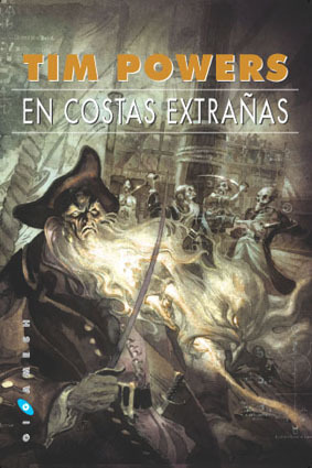 Portada de En costas extrañas, de Tim Powers