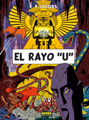 Portada de El Rayo U, de Edgar P. Jacobs