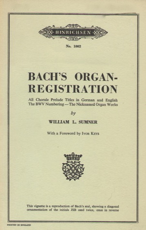 Bach's organ-registration