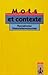 Mots et Contexte