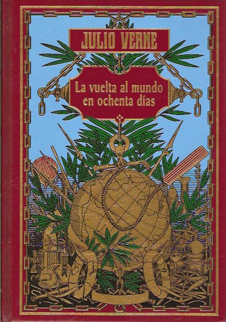 Portada de La vuelta al mundo en 80 días, de Jules Verne