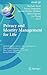 Privacy and Identity Manage...