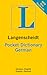 Langenscheidt Pocket Dictionary German by Langenscheidt