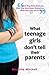 What Teenage Girls Don't Tell Their Parents