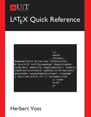 LaTeX Quick Reference