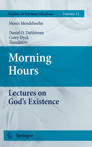 Morning Hours (Studies in German Idealism, 12)