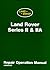 Land Rover Series II & Iia Repair Manual