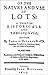 The Nature and Uses of Lotteries: A Historical and Theological Treatise (The Luck of the Draw: Sortition and Public Policy)