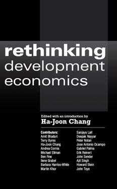Rethinking Development Economics (Anthem Frontiers of Global Political Economy and Development, 1)