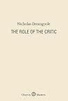 The Role of the Critic