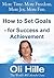 How to Set Goals - for Success and Achievement