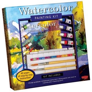 Watercolor Painting Kit: Professional materials and step-by-step instruction for the aspiring artist (Walter Foster Painting Kits)