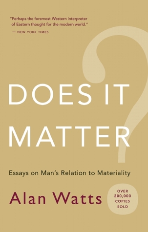 pdf download Does It Matter? Essays on Man's Relation to Materiality