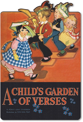 A Child's Garden of Verses - Children's Shape Book - Vintage