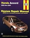 Honda Accord 2003 thru 2012 & Honda Crosstour 2010 thru 2014 Haynes Repair Manual: Honda Accord 2003 thru 2012 & Honda Crosstour 2010 thru 2014