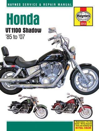 Honda VT1100 Shadow '85-'07 (Haynes Service & Repair Manual)