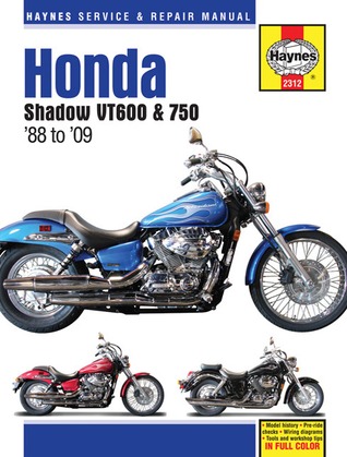 Honda Shadow VT600 & 750 1988 to '09 (Haynes Service & Repair Manual)