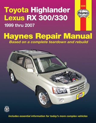 Toyota Highlander & Lexus RX-300/330, 1999 thru 2007 (Haynes Repair Manual)