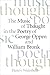 The Music of Thought in the Poetry of George Oppen and William Bronk