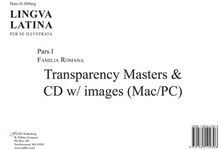 Lingua Latina: Transparency Masters & CD Rom with JPEG Images