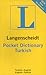 Langenscheidt Turkish Pocket Dictionary: Turisk-English / English-Turkish (Turkish and English Edition)
