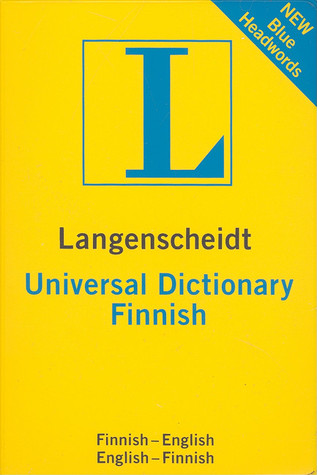 Langenscheidt Universal Finnish Dictionary: Finnish-english/ English-finnish (English and Finnish Edition)