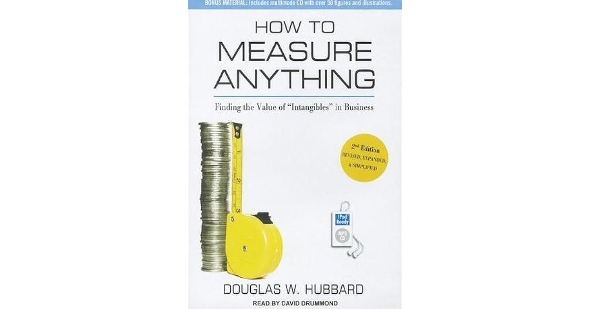 How to Measure Anything Finding the Value of "Intangibles" in Business