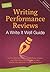Writing Performance Reviews by Natasha Terk