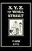 X.Y.Z. of Wall Street (Applewood Books)