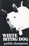 White Biting Dog
