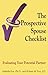 The Prospective Spouse Chec...