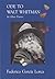 Ode to Walt Whitman by Federico García Lorca