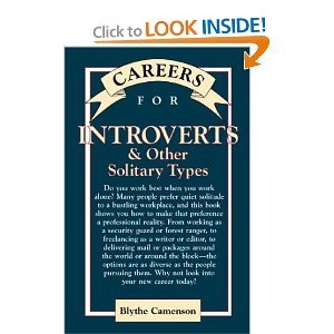 Careers for Introverts & Other Solitary Types (Vgm Careers for You Series)