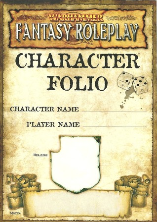 Warhammer Fantasy Roleplay Character Folio