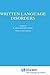 Written Language Disorders by R. Malatesha Joshi