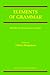 Elements of Grammar: Handbook in Generative Syntax (International Handbooks of Linguistics)