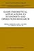 Game Theoretical Applicatio...