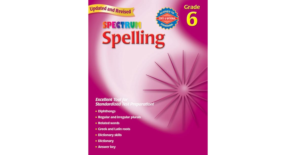 Spectrum Spelling by School Specialty Publishing