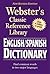Webster's English Spanish Dictionary―Spanish/English Words in... by Carson-Dellosa Publishing