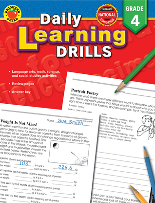 Daily Learning Drills, Grade 4 by Brighter Child